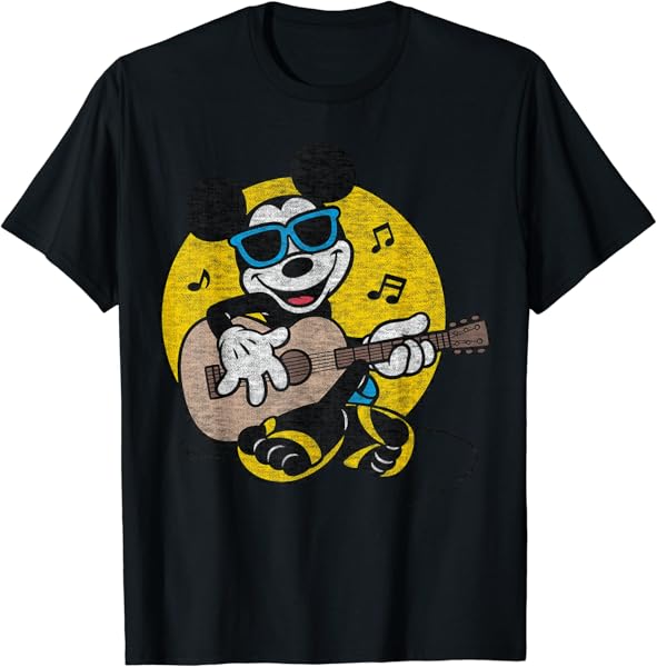 Disney - Mickey And Guitar T-Shirt
