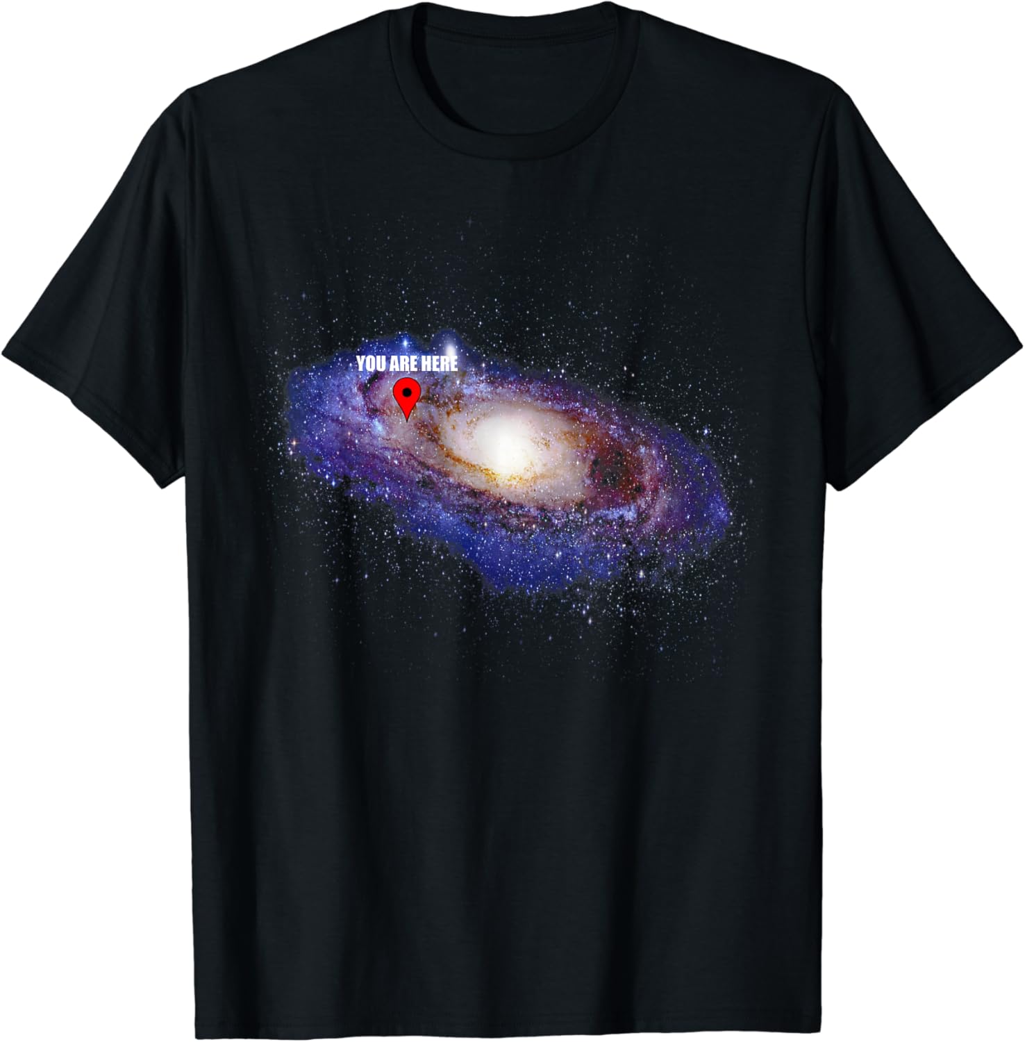 You are here milky way t shirt Clearance