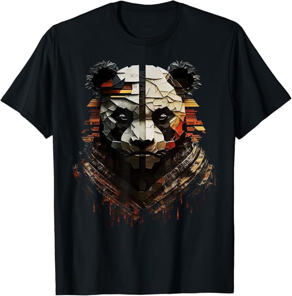 Panda Fantasy Animal Print Art Animal Lover Panda T-Shirt