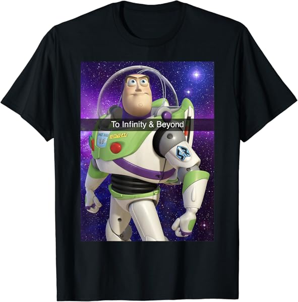 Disney Pixar Toy Story Buzz Lightyear To Infinity & Beyond T-Shirt