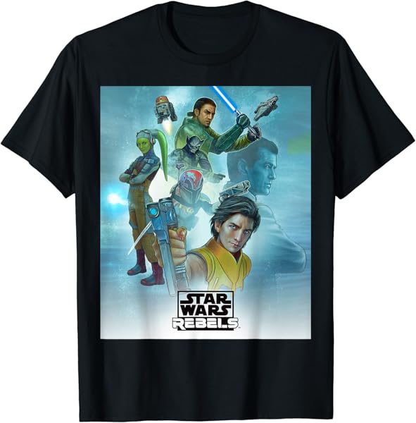 Star Wars Celebration Mural Rebels Series Logo T-Shirt