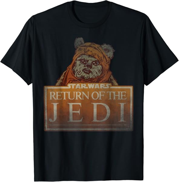 Star Wars Ewok The Return Of The Jedi Portrait T-Shirt