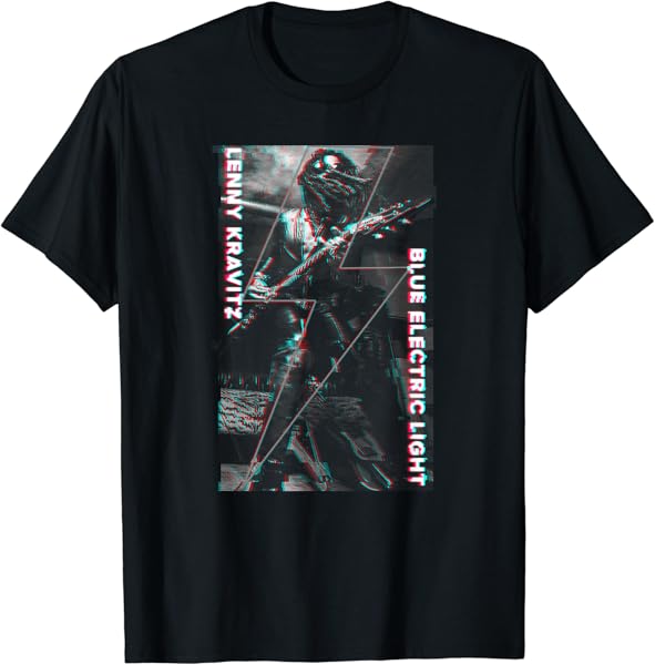 Lenny Kravitz - Glitch Graphic T-Shirt
