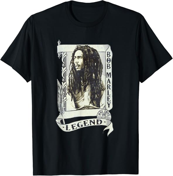 Bob Marley Legend Scroll T-Shirt