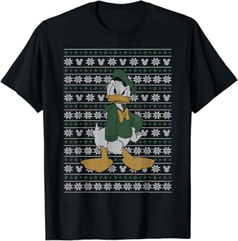 Donald duck christmas shirt Clearance