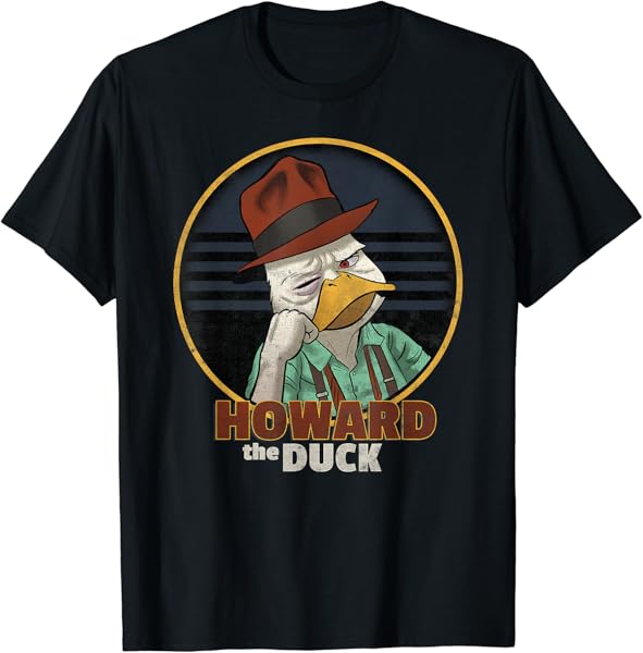 Marvel Howard The Duck Bummed Out Badge Graphic T-Shirt T-Shirt