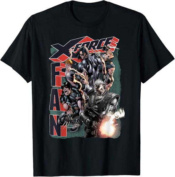 Marvel X-Force Fan Group Shot T-Shirt