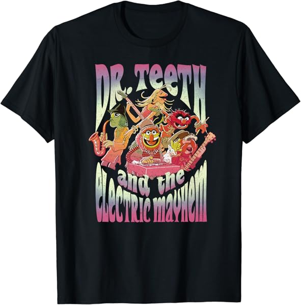 Disney The Muppets Dr. Teeth And The Electric Mayhem Premium T-Shirt