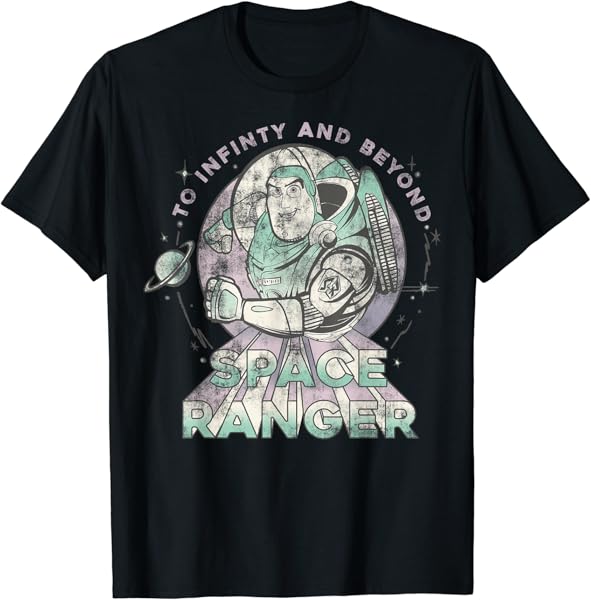 Disney Pixar Toy Story Buzz Lightyear Space Ranger Portrait T-Shirt