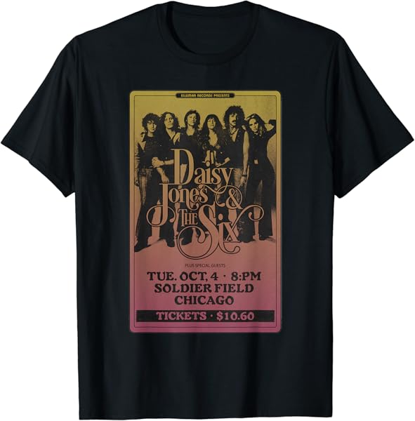 Daisy Jones & the Six - Vintage Soldier Field Chicago T-Shirt