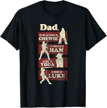 Dad star wars t shirt Clearance