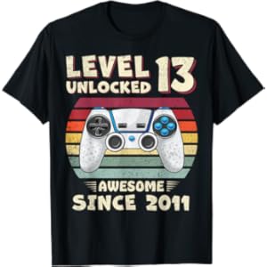 13th Birthday Decoration Boy 13yr 13 Year Old Birthday T-Shirt