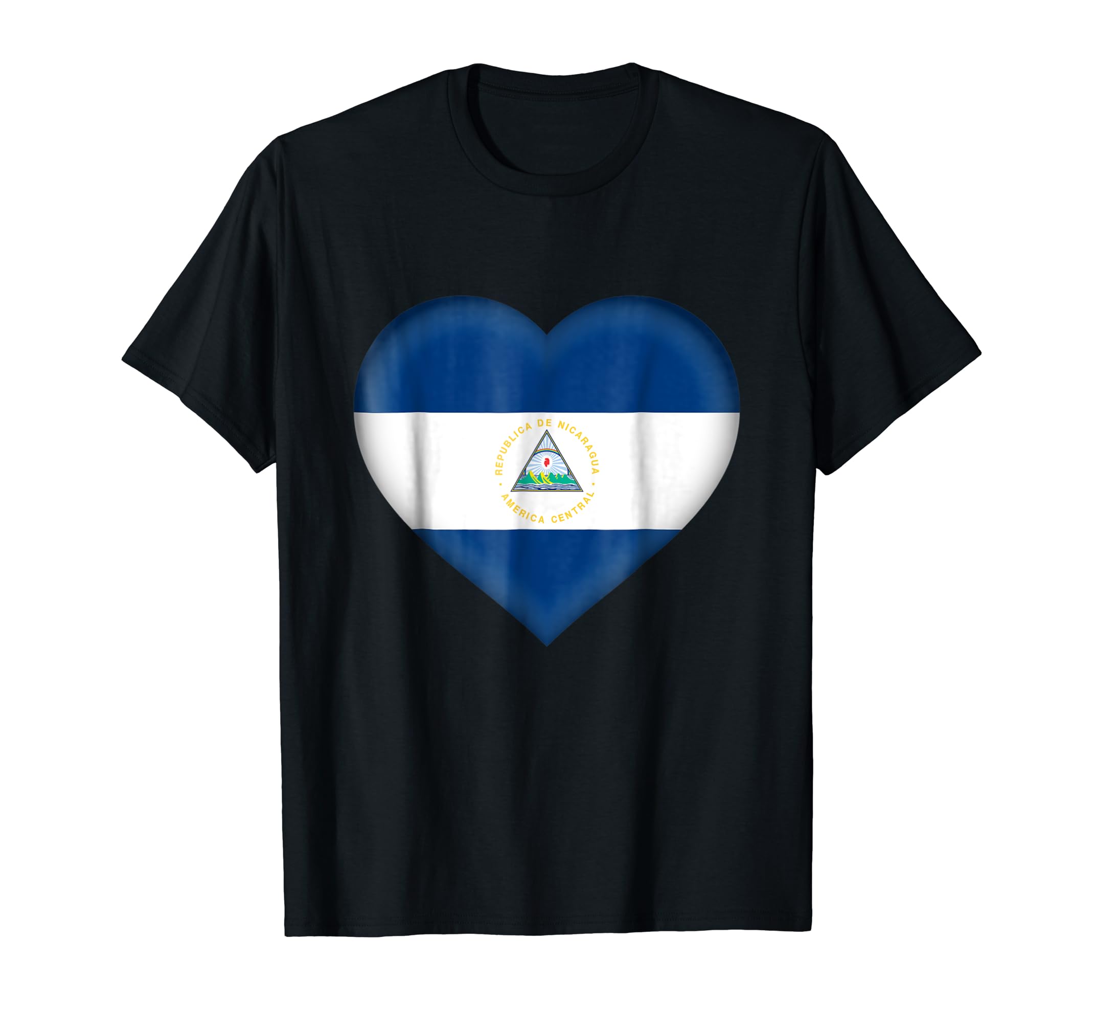 T-Shirt | Flag Nicaraguan Amazon.com: Heart ... Love I Nicaragua