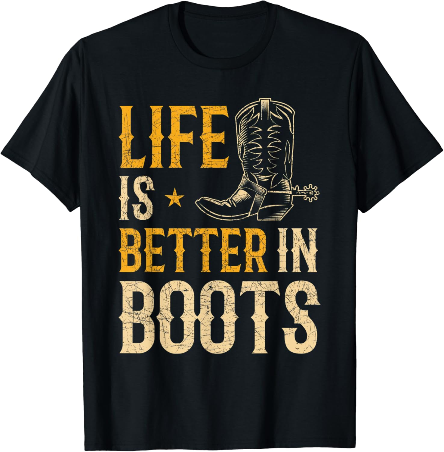 Bull Riding Cowboy Boots Gift Rodeo Funny Line Dance TShirt Clothing