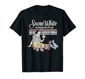 Image result for Disney Snow White Critters Vintage Stripe Graphic T-Shirt
