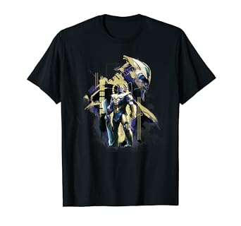 Amazon Com Marvel Avengers Endgame Thanos In Gold Armor T Shirt - image unavailable