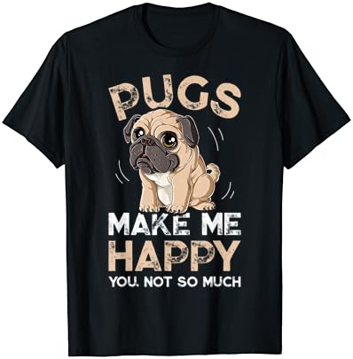 pug t shirt men