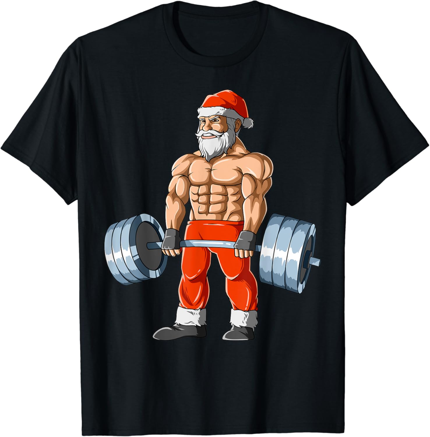 Weightlifting Santa Deadlifting Santa Weightlifting Santa Deadlifting Santa