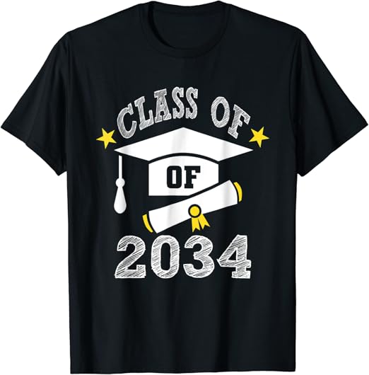 Class of 2034 Grow With Me Men and Women Funny
