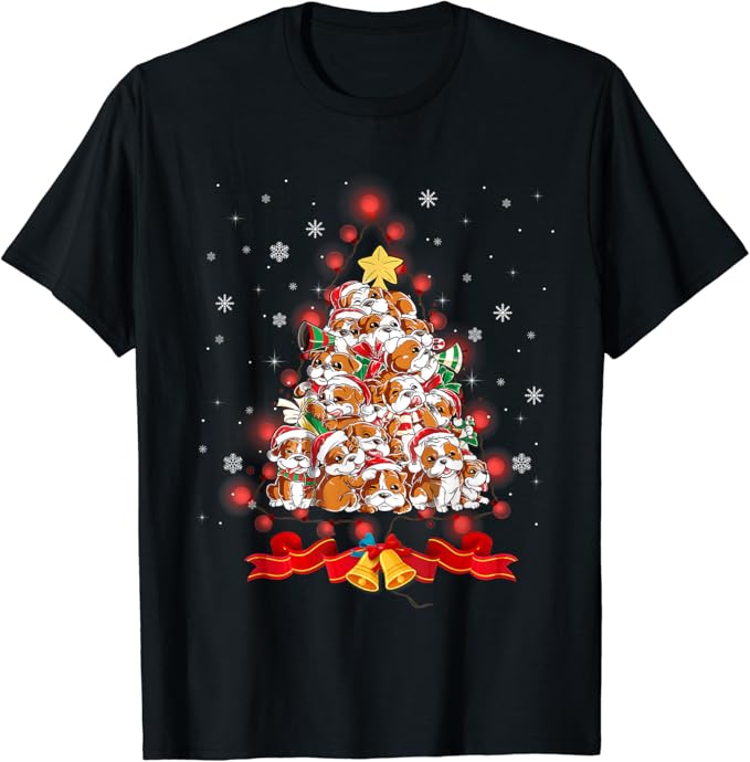 Ph English Bulldog Christmas Tree Dog Xmas