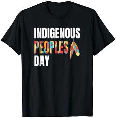 Abolish Columbus Day – Native Indigenous feather t-shirt