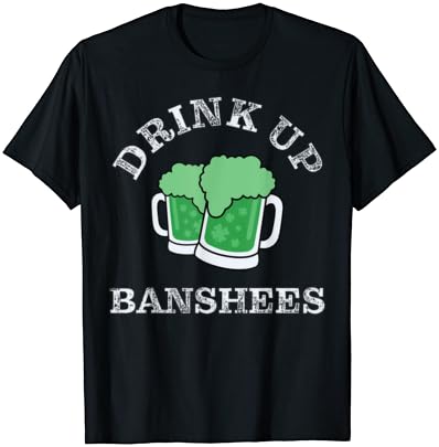 Inexperienced Banshees Consuming Beer on St. Patrick's Day T-Shirt