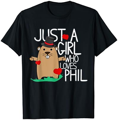 Punxsy Phil’s Cute Groundhog Day Vacation Design for Women- T-Shirt