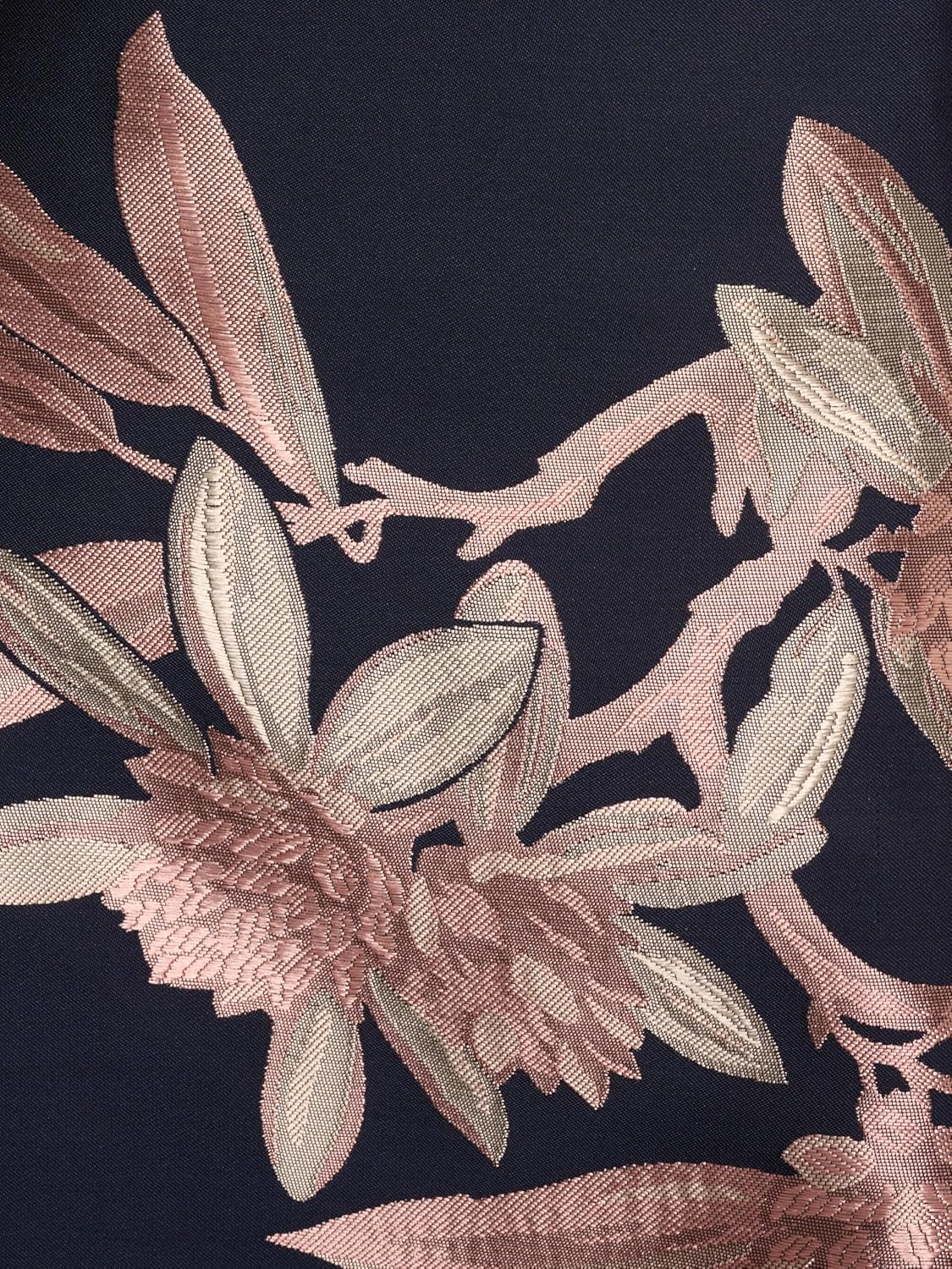 Adrianna Papell Womens Off Shoulder Jacquard Dress - Image 3