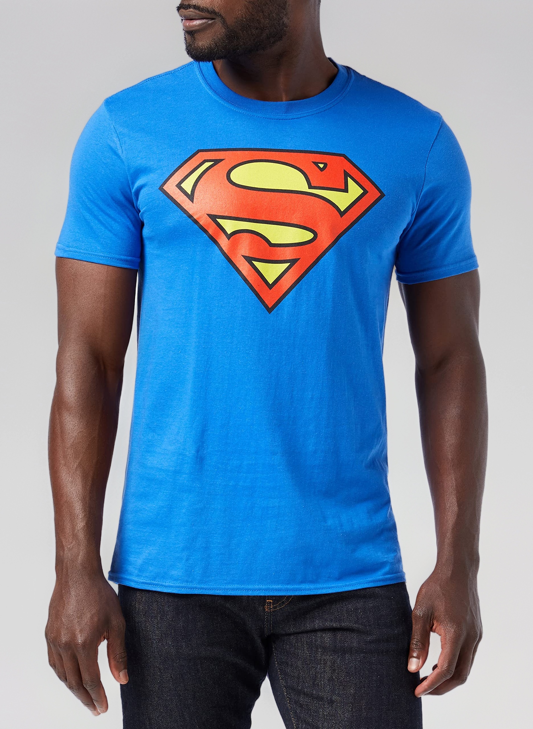 Men's Superman Logo T-Shirt T-Shirt (Pack of 1)