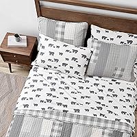 Vista 233 de Eddie Bauer - Full Sheets, Cotton Flannel Bedding Set, Brushed For Extra Softness, Cozy Home Decor (Dog Friends, Full)