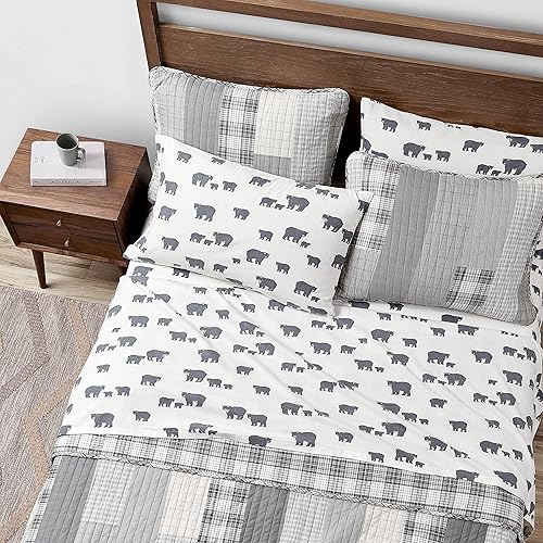 Vista 233 de Eddie Bauer - Full Sheets, Cotton Flannel Bedding Set, Brushed For Extra Softness, Cozy Home Decor (Dog Friends, Full)