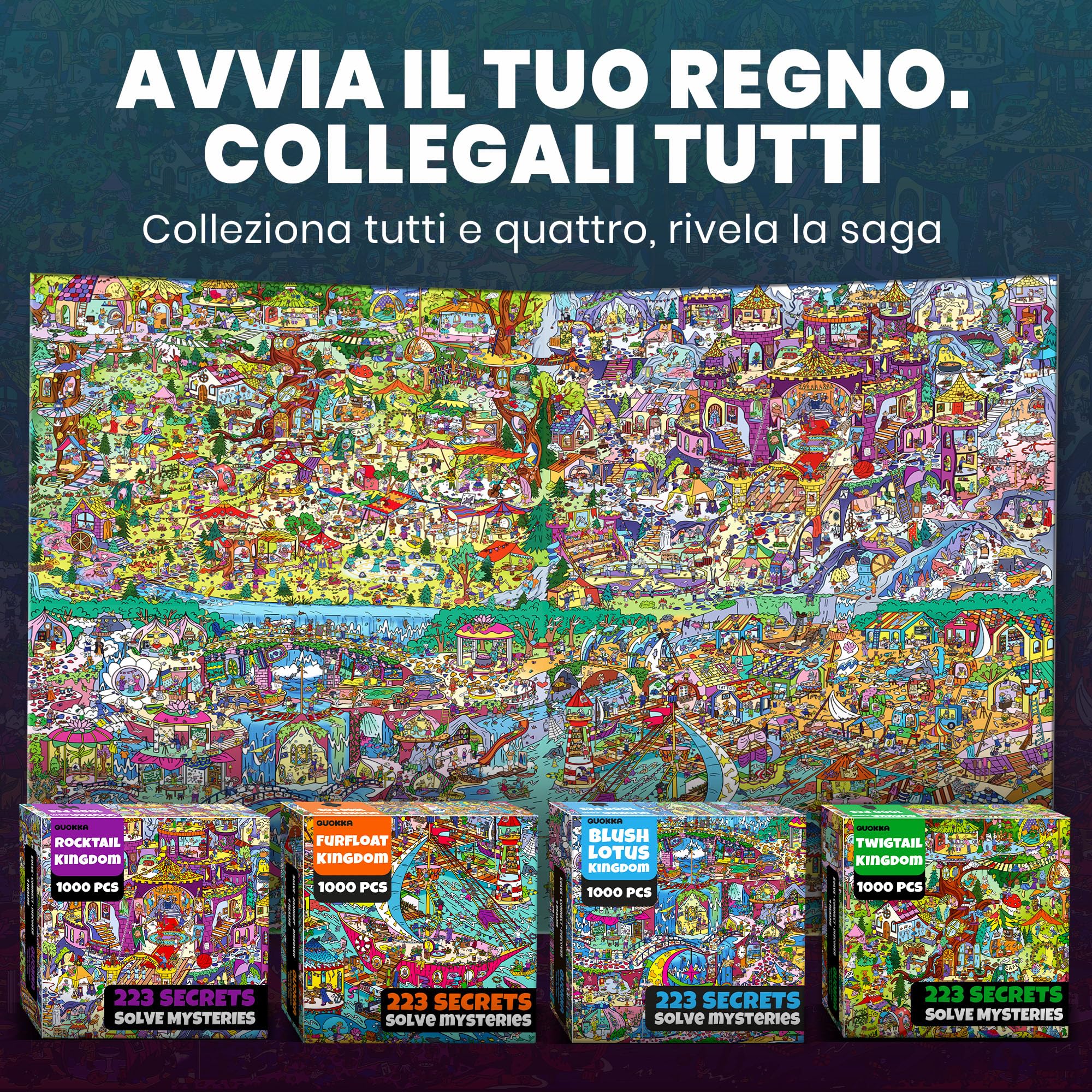 Puzzle da 1000 pezzi per adulti – Puzzle per adulti da 1000 pezzi
