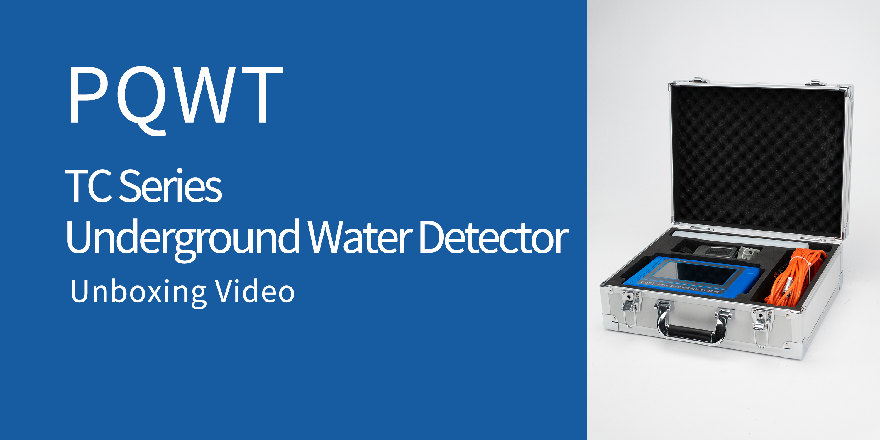 PQWT TC150 Auto Mapping Underground Water Detector 150M