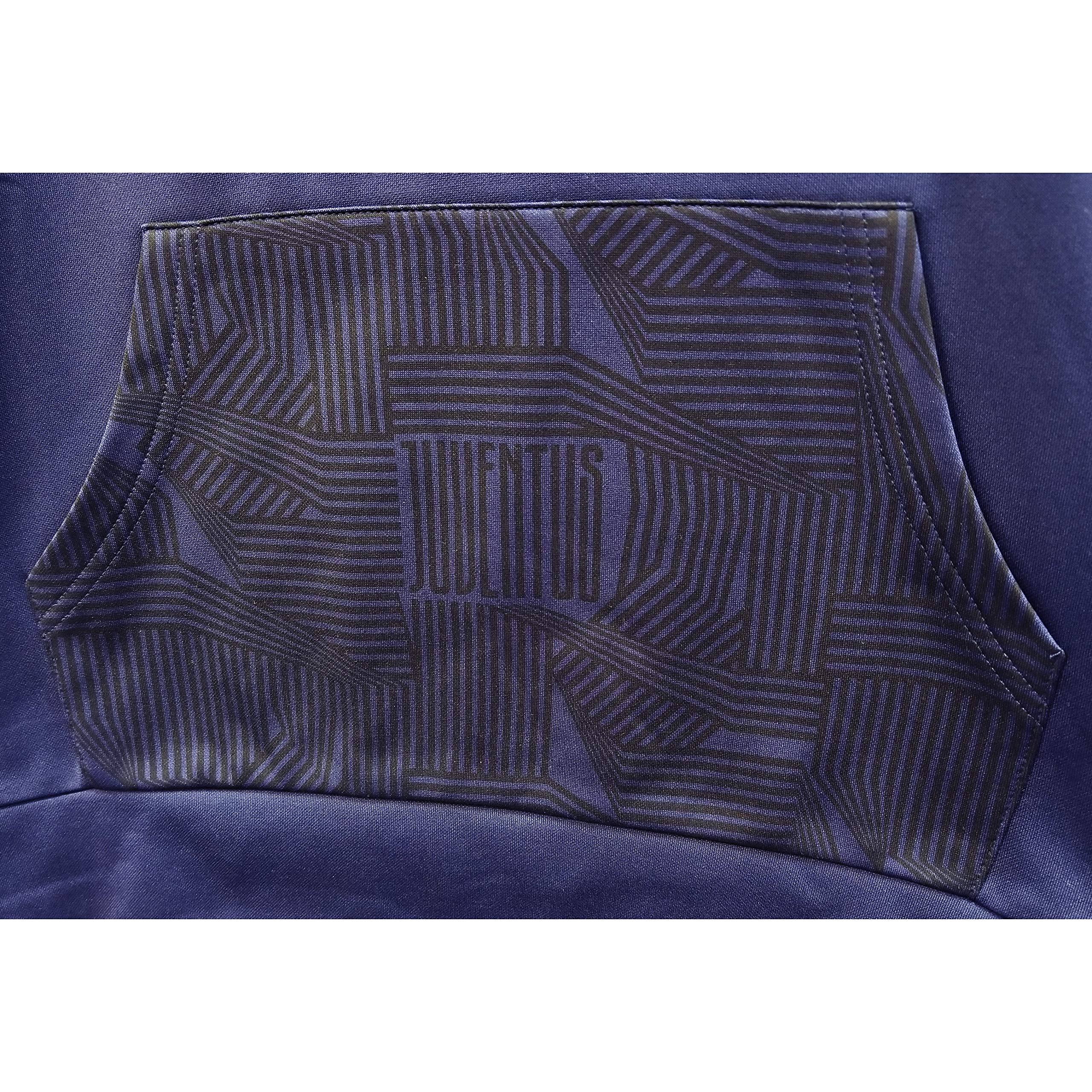 Icon Sports Juventus F.C. Pullover Hoodies (Large, NAVY PATTERN LIQUIFIED)