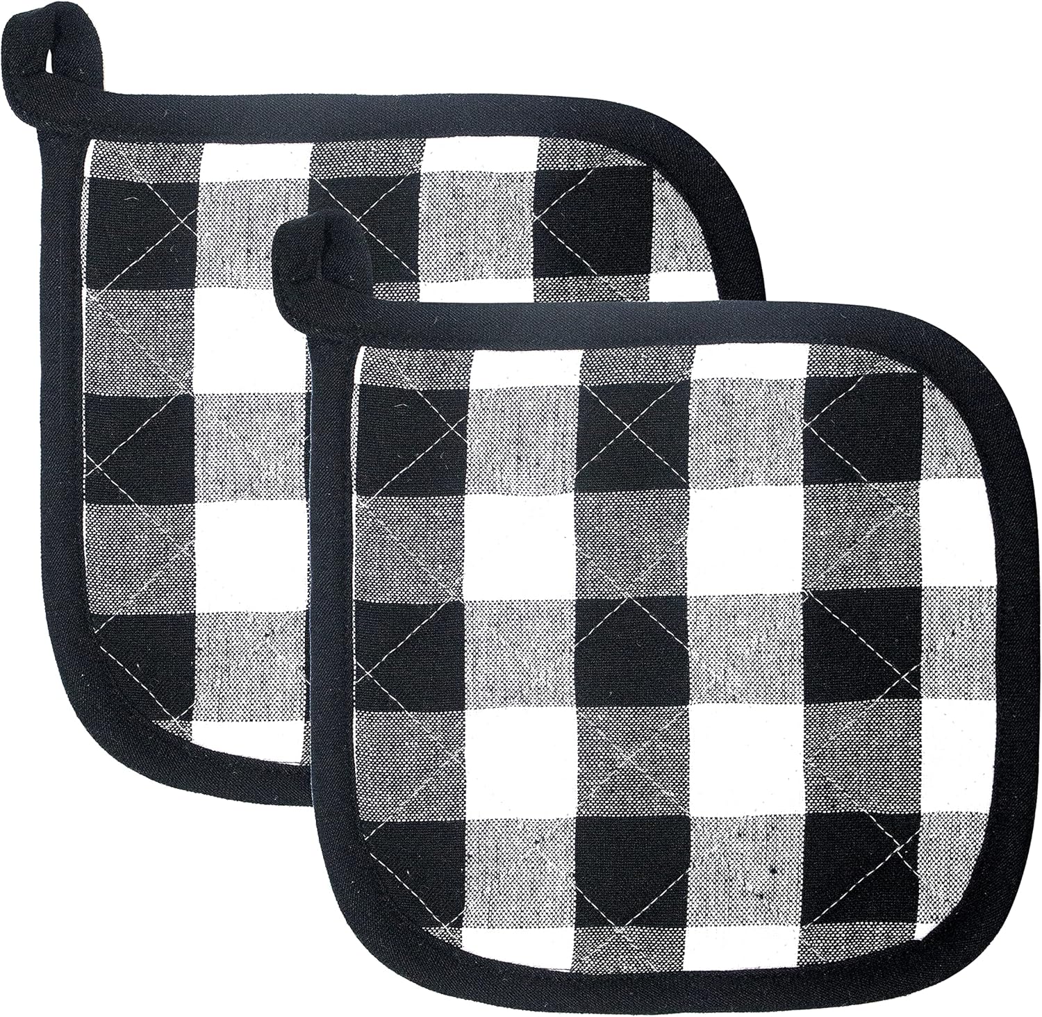 POPULAR HOME Buffalo Checkered Plaid 4 Pack Place MAT Set The Regal Touch Style Ultra Soft Cotton