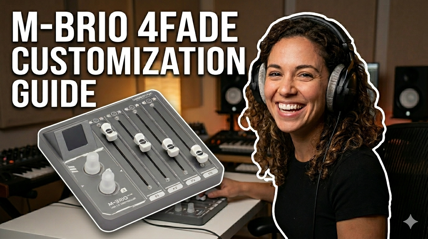 Amazon.com: DEERSYNC M-BRIO-4FADE MIDI CC Controller – No Software