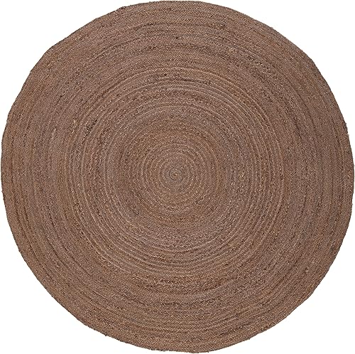Miniatura 3 de SAFAVIEH Natural Fiber Collection NFB901T - Alfombra redonda de yute hecha a mano para entrada, vestíbulo, sala de estar, dormitorio, cocina, 6 pies
