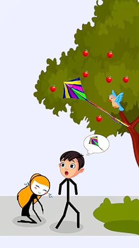 Stickman Thief Puzzle: Stickman Puzzle Game. Solve Brain Puzzles, guide the Stickman Thief in this S