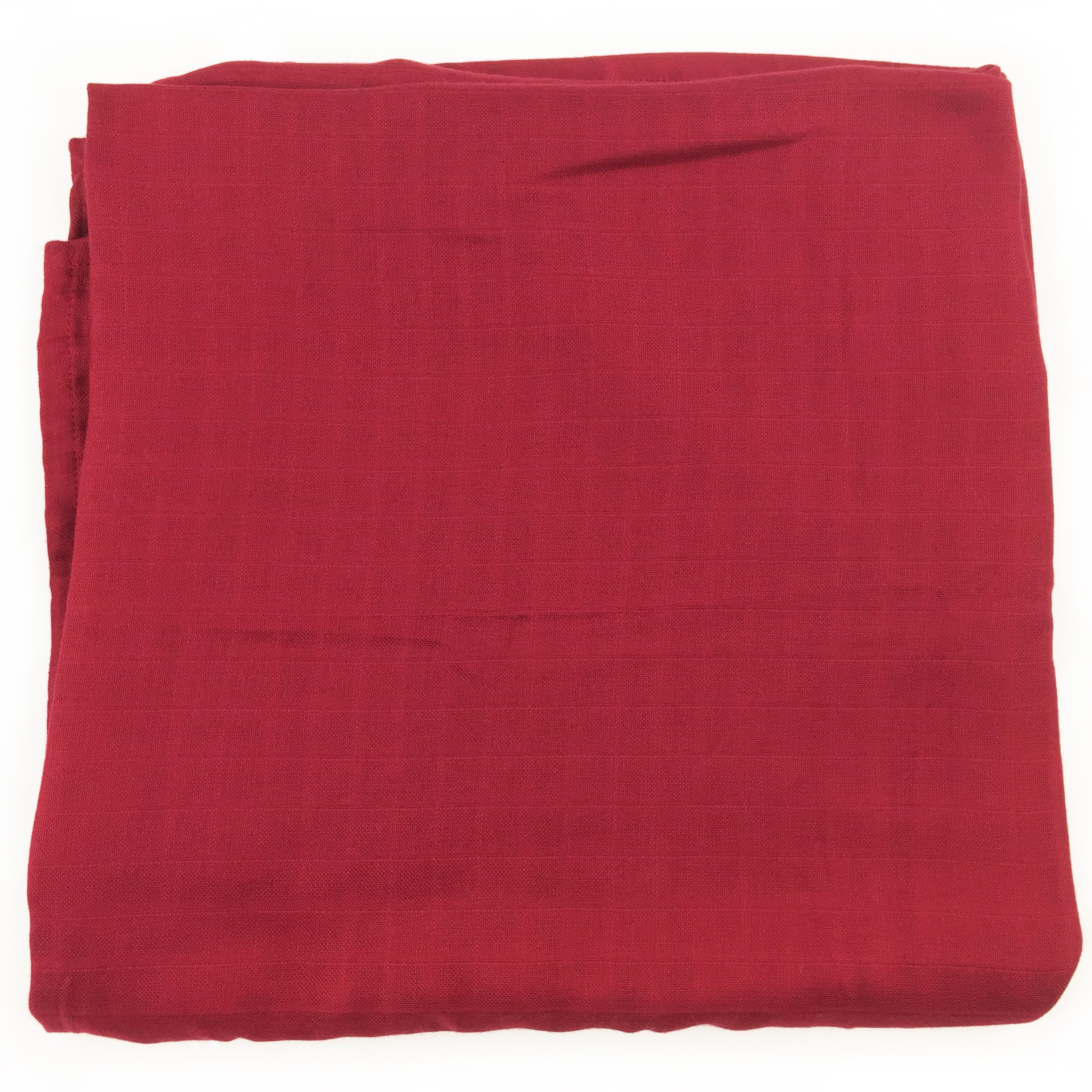 red swaddle blanket