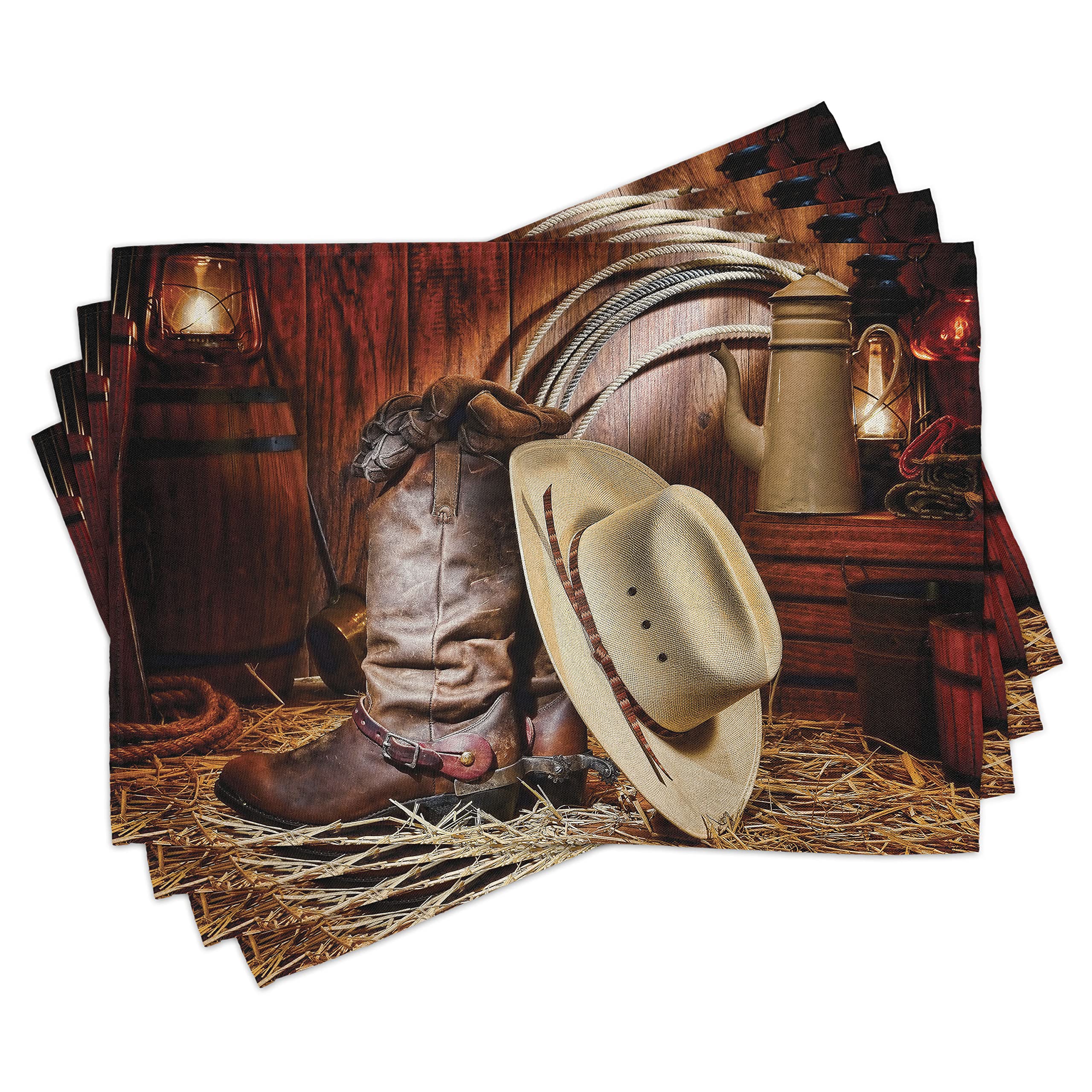 ABAKUHAUS Azteco Tovaglietta Americana Set Di 4