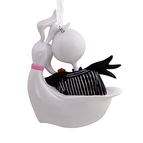 Hallmark-Disney-Tim-Burtons-The-Nightmare-Before-Christmas-Jack-Skellington-and-Zero-Christmas-Ornament Hallmark Disney Tim Burtons The Nightmare Before Christmas Jack Skellington and Zero Christmas Ornament