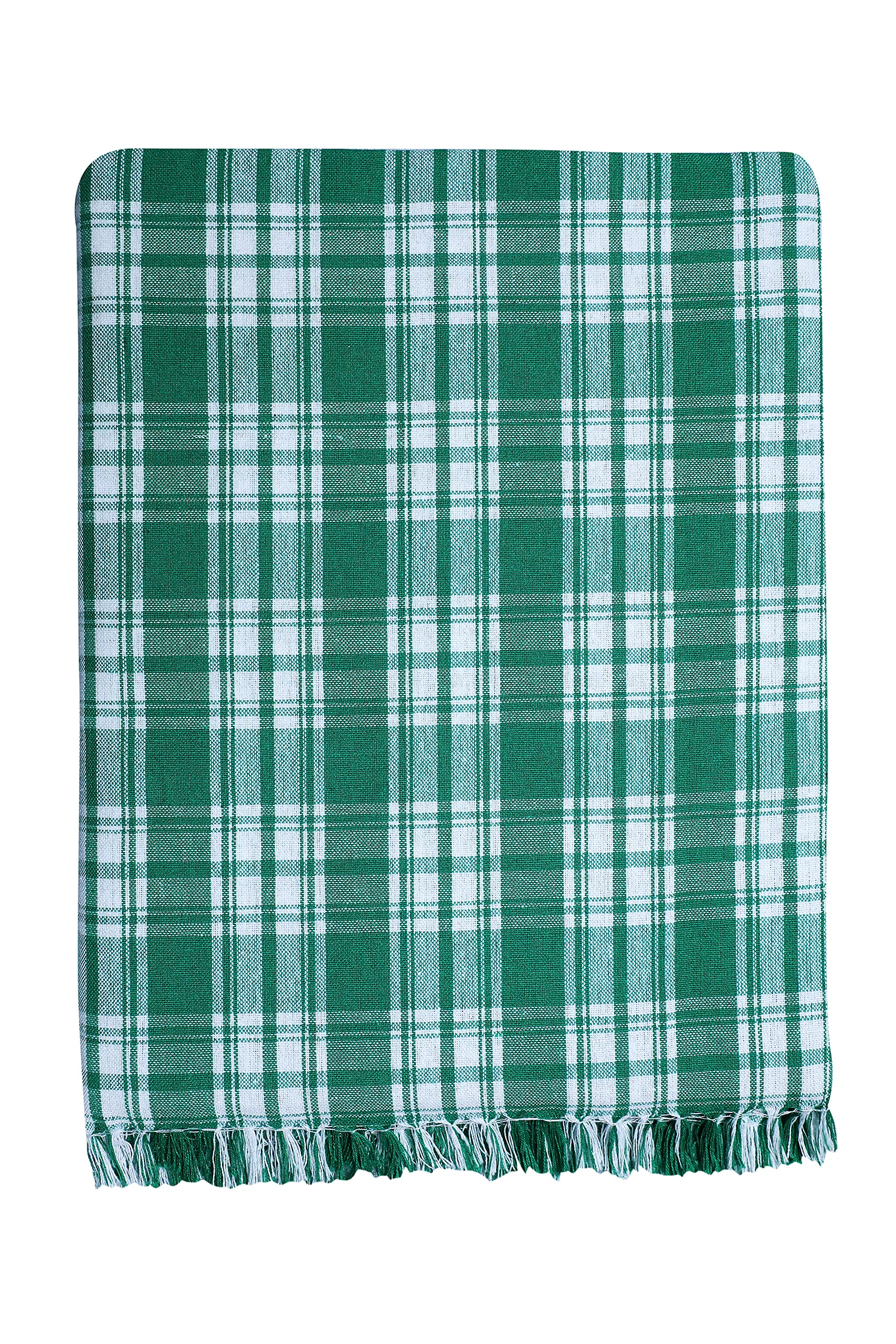 SAAGAR TEX ST 100% Cotton Single Bed Blanket | Dohar Blanket for Winter & Summer | Green, 60" x 90"-image-37