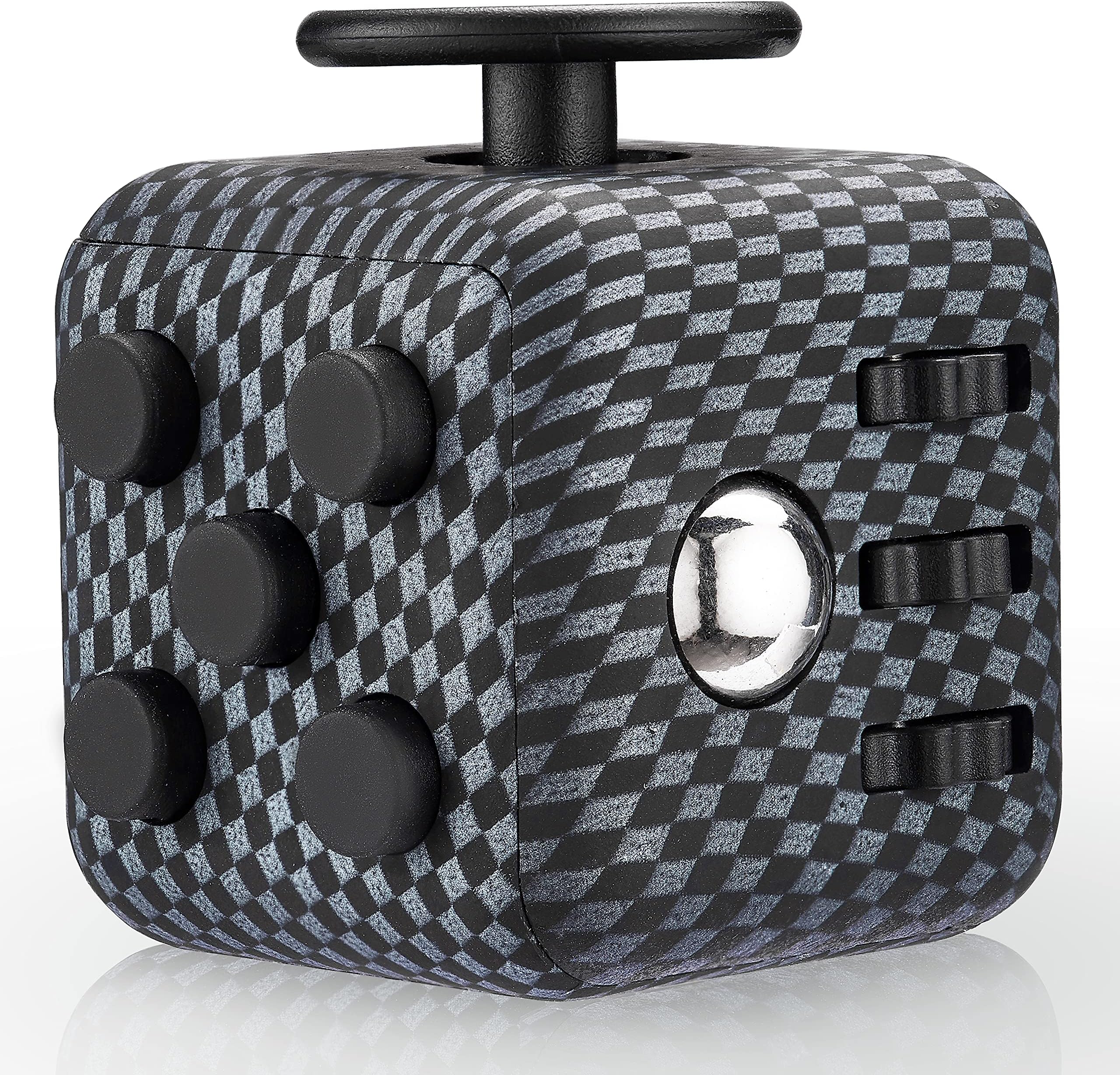 Lot De 3 Cubes Anti-Stress Fidget Toy - 6 Faces Apaisantes Pour Enfants Et Adultes