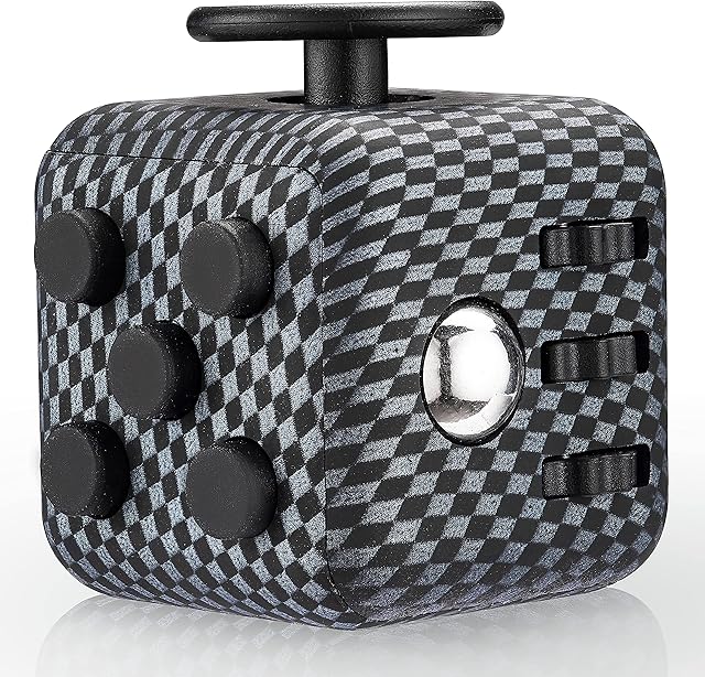 Yetech Fidget Cube Cool Fidget Toy ADHD Stress Anxiety Relief Toy With 6 Different Functions Killing Time Finger Toy Office Classroom Toy Gift for Adults And Children