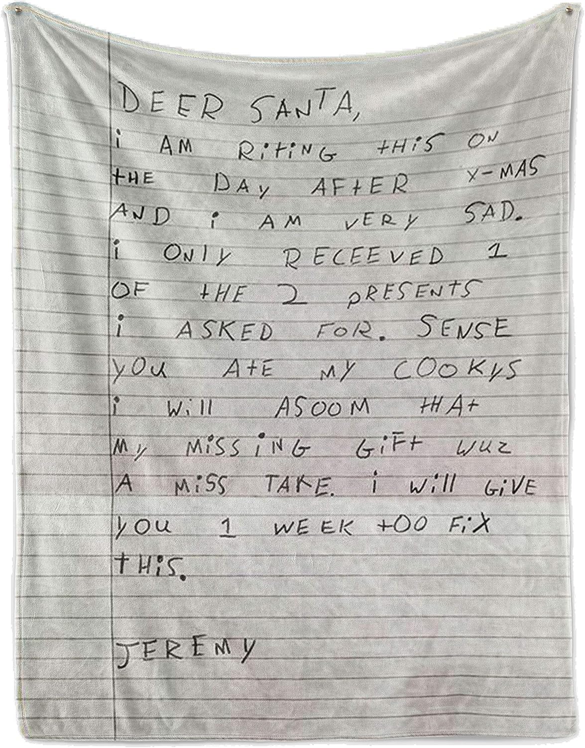 Personalized Letter Blanket Throw Fleece Custom Love Gift Present to My Daughter Son from Mom Customized Husband Wife Handwritten Letter Blanket Air Mail (Handwritten Letter Blanket, 50"x60")