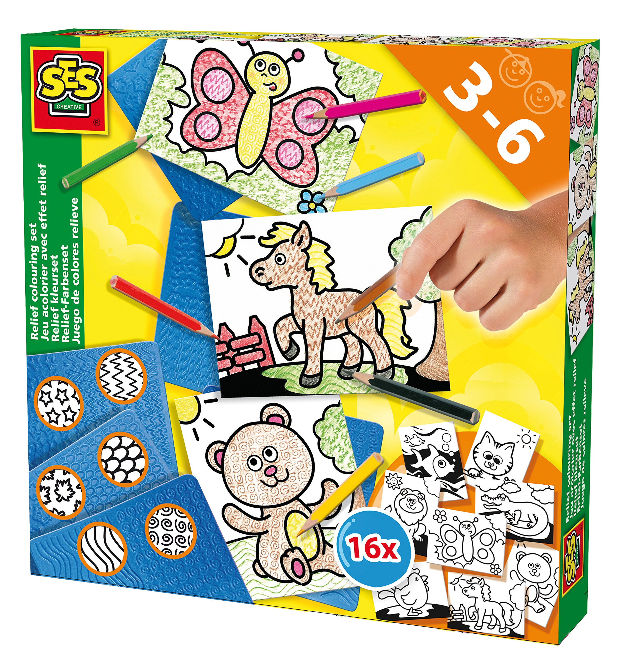 SES CreativeRelief Colouring Set