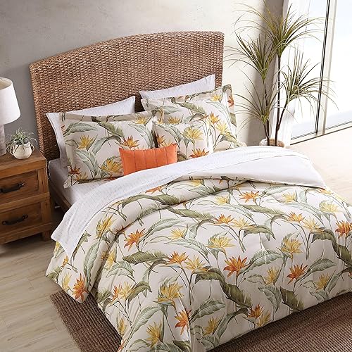 Miniatura 2 de Tommy Bahama - Juego de edredón King, ropa de cama de algodón reversible con fundas a juego y almohadas adicionales, decoración del hogar para todas