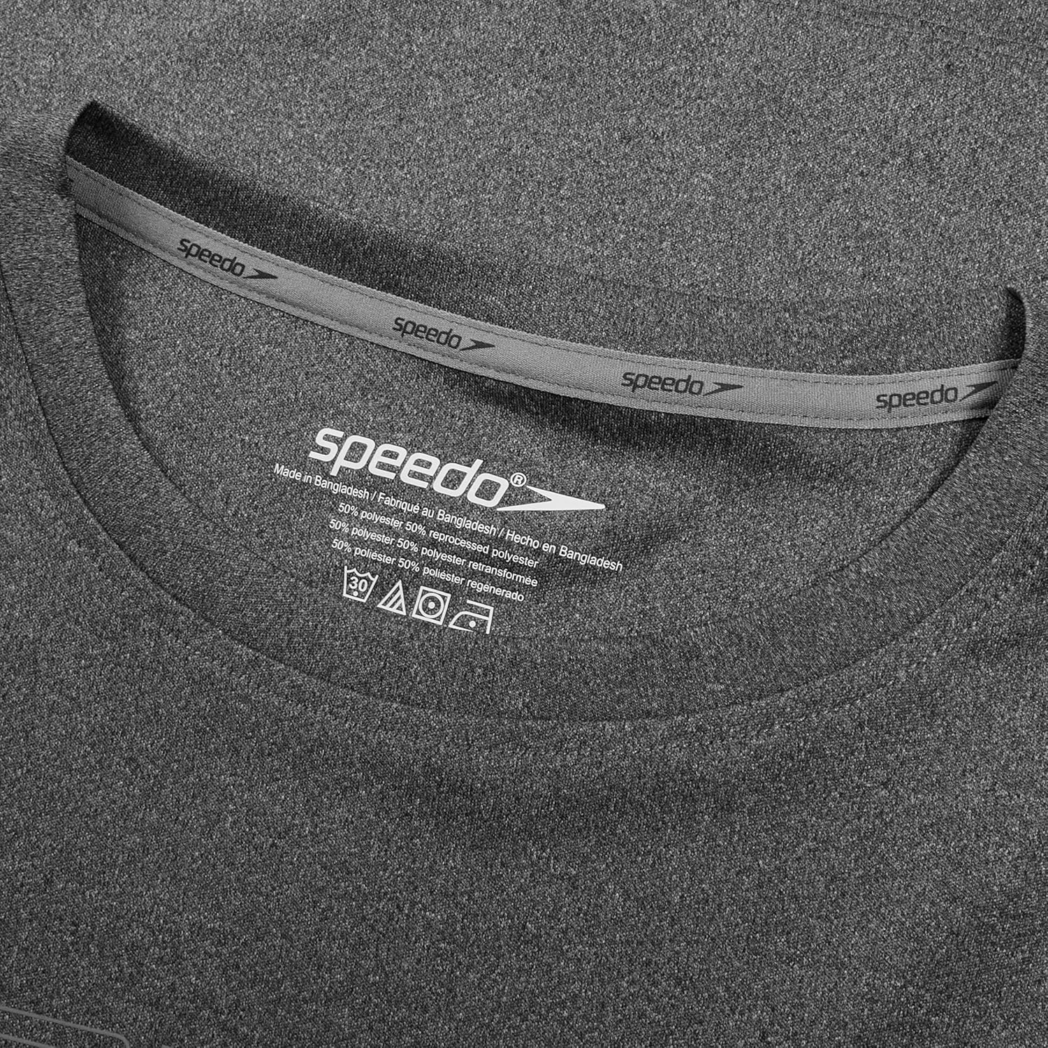 Speedo Men's Uv Swim Shirt Graphic Long Sleeve Tee