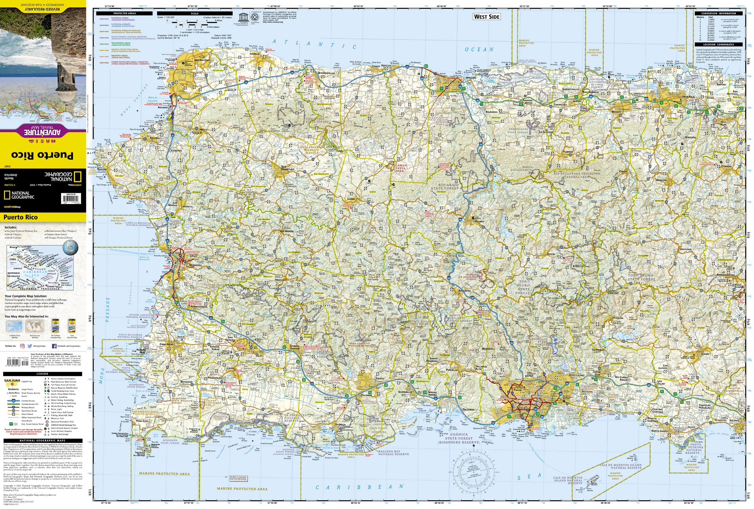 Puerto Rico Map (National Geographic Adventure Map, 3107) - Image 4