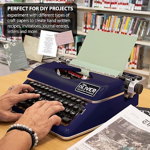 Miniatura 5 de Máquina de escribir manual Legacy, azul rey